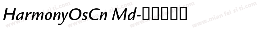 HarmonyOsCn Md字体转换